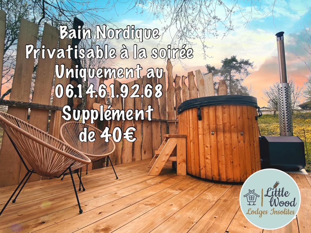 Little Wood Lodges Insolites Bailly-aux-Forges Luaran gambar